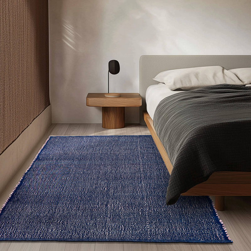Colston Jute and Cotton Braided Farmhouse Rug, Rectangle 4' x 6'