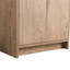 Meuble-lavabo 36 po avec portes à charnières en acier inoxydable - chêne imitation Bvb02436imo