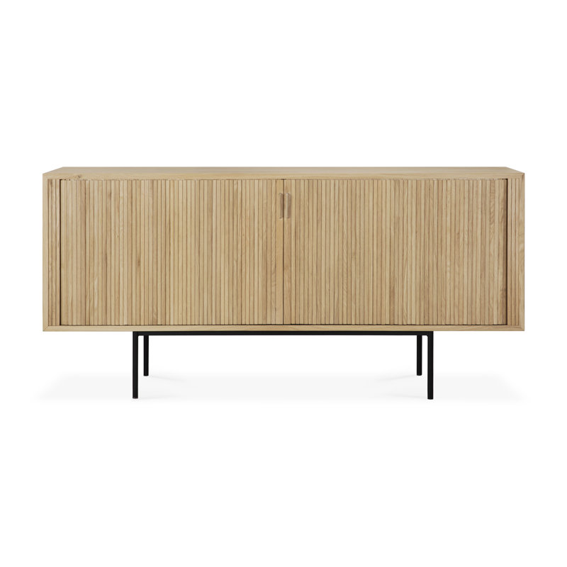 Roller Max 66.1'' W Solid Wood Sideboard, Oak