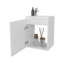 Meuble-lavabo blanc avec lavabo intégré-1238870441