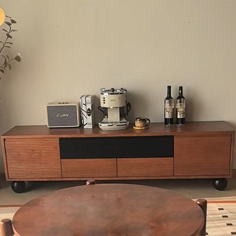 Luxury TV cabinet large storage, 94.49"