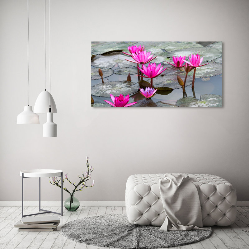 Lotus Flower - No Frame Print on Canvas