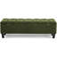 Banc avec surface bouclée et rangement, pieds en bois d'hévéa, capacité de 300 lb, ouverture automatique du couvercle, surpiqûres capitonnées à losanges, idéal pour la décoration intérieure, rangement en boucle de L 50,37 po x l 17,12 po