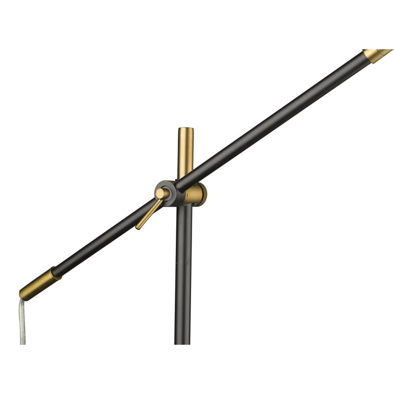 Ahmed-Farhan Adjustable Metal Table Lamp, Olde Brass
