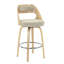Swivel Upholstered Counter Stool-114210788