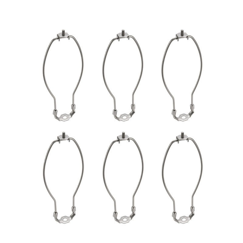 Faîteau de lampe, H 8,5 po x l 5,5 po x P 0,8 po, Nickel satiné