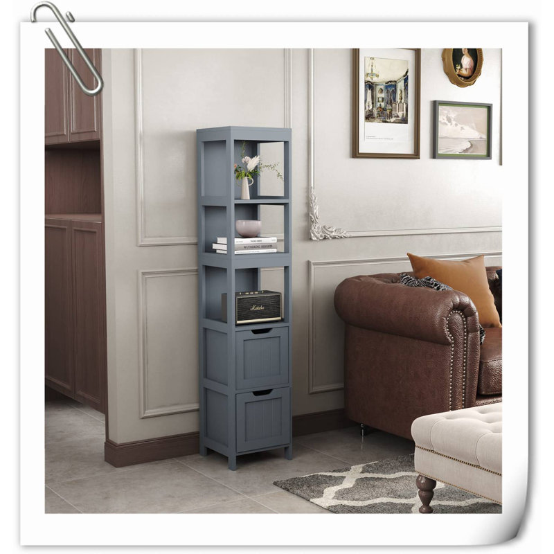 Vivan Solid Wood Linen Cabinet