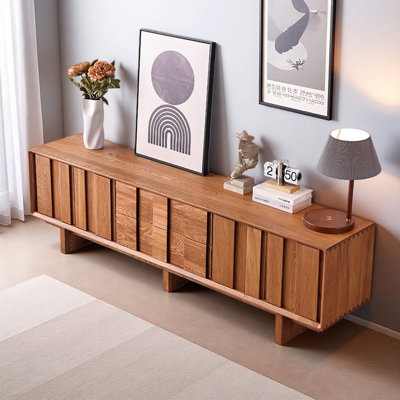 Meuble télé simple en bois massif