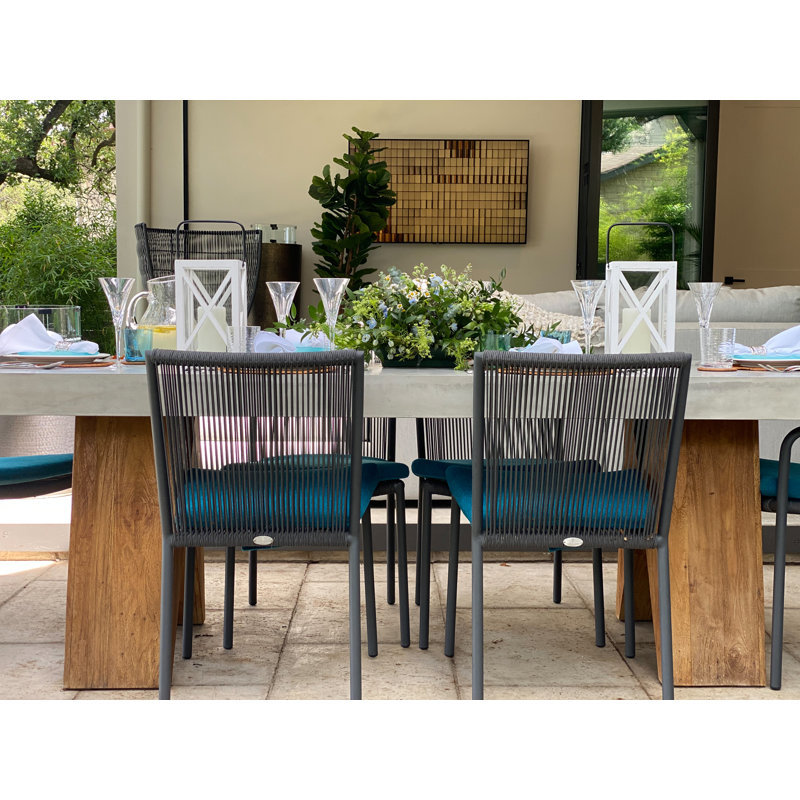 Archipelago Outdoor Dining Side Chair, Dove Gray