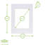 Picture Mount for A5 Frame - Photo Size 4" x 6"
