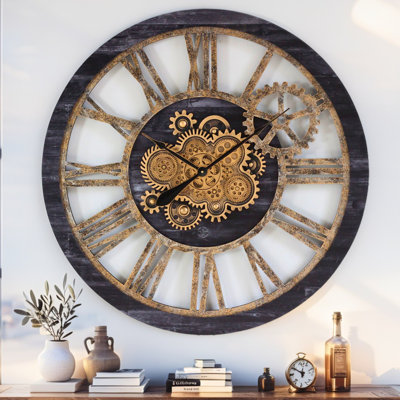 Solid Wood Wall Clock