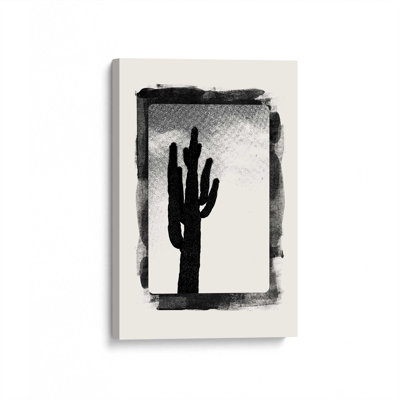 Monochrome Western Cards II Wrapped Canvas