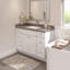 Armoire de salle de bain à deux tiroirs Furinno Shaker