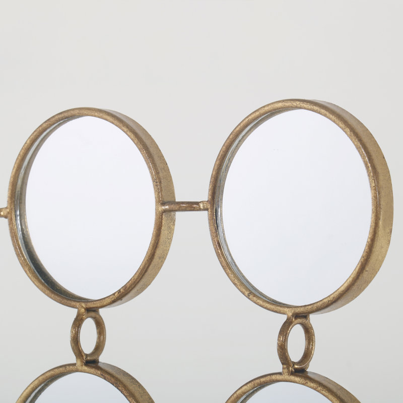 Mini miroir mural, Doré