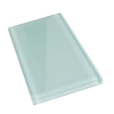 Carrelage mural aspect brique de verre 3 po x 6 po