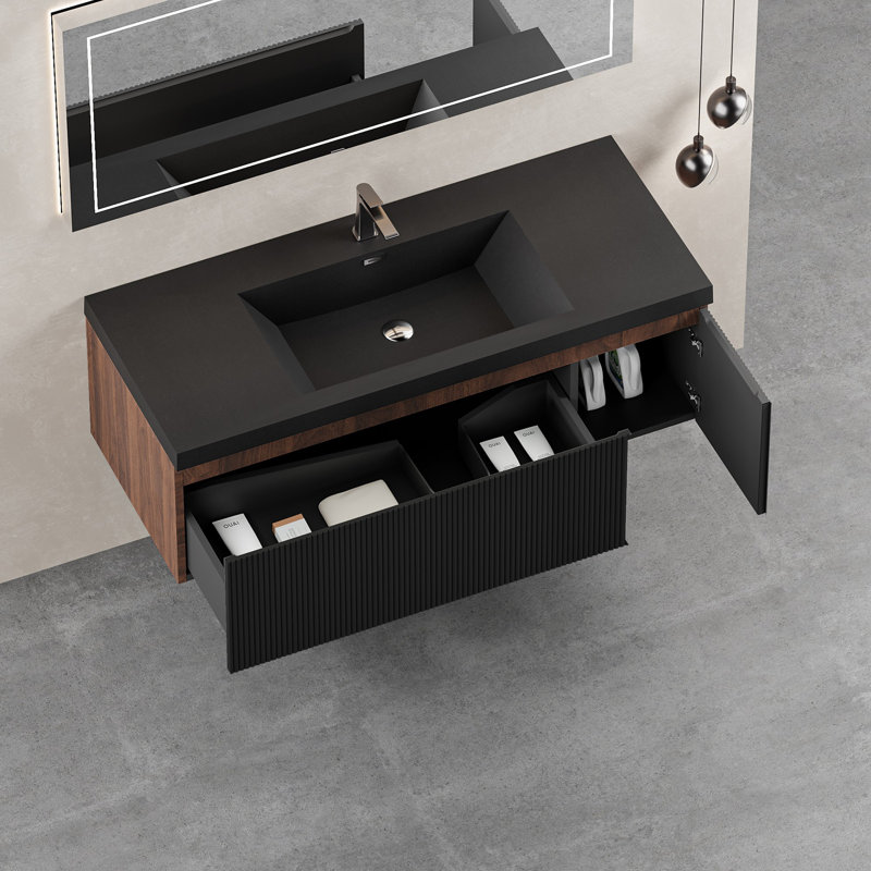 Floating Bathroom Vanity with Sink Combo