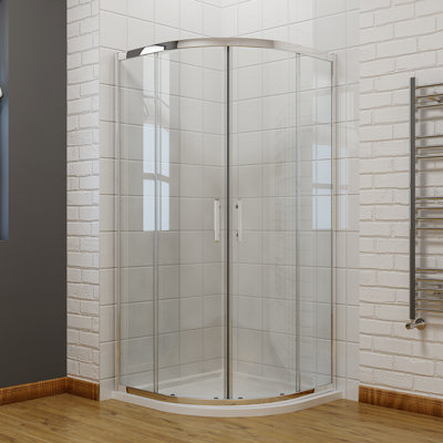 Bautista Glass Quadrant Shower Enclosure with Tray