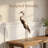 21"H Handmade Metal Heron Statue, 100% Hand-Painted Bird Figurine Décor, Rustic Handicraft Artwork For Bird Lovers-1769890342