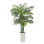 Palmier artificiel artificiel avec plante blanche Areca-1673857831