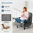 3-in-1 Convertible Sofa Bed With 5-position Adjustable Backrest & Lumbar Pillow-652339216