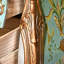 Armoire décorative peinte