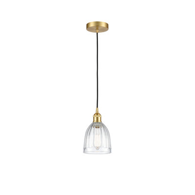 Luminaire suspendu en forme de cloche à 1 lumière Radegonde
