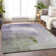 Premium Machine Washable Prisco Purple Rug