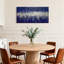 Abstract Abstract Blue And Silver Wave Pattern-723587394