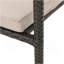 Chaise de salle à manger San Pico - Brun multi, 1 pièce avec coussin