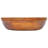 VidaXL Brown Solid Wood Circular Bathroom Sink
