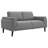2-Piece Track Arms Sofa Set