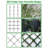 1.9cm H x 1.7cm W Metal Folding Trellis