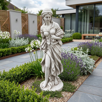 ANNIE in Autumn 84cm White Stone Effect