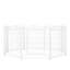 Construction de enclos d'exercice en métal pour chien, 32 pouces, 8 panneaux, usage intensif, intérieur extérieur, rouille et stable, pliable, assemblage de structures configurables à faire soi-même, configurations