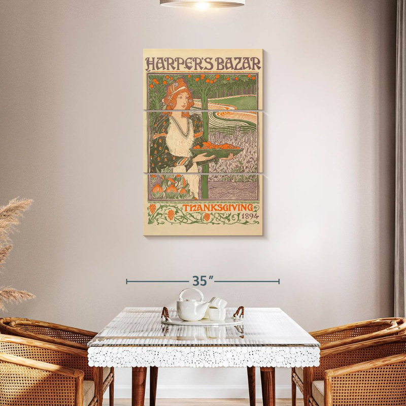 Leisha Thanksgiving 1894 Cover, 45" H x 28" W