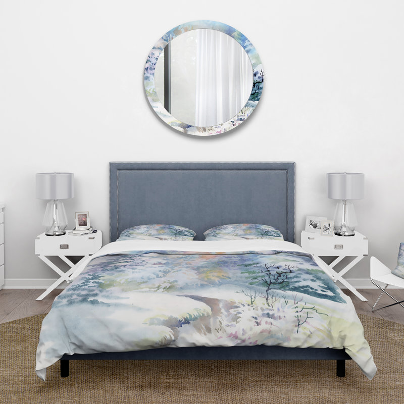 Trois tulipes roses et rouges - Ensemble de housse de couette traditionnel - Microfibre de polyester