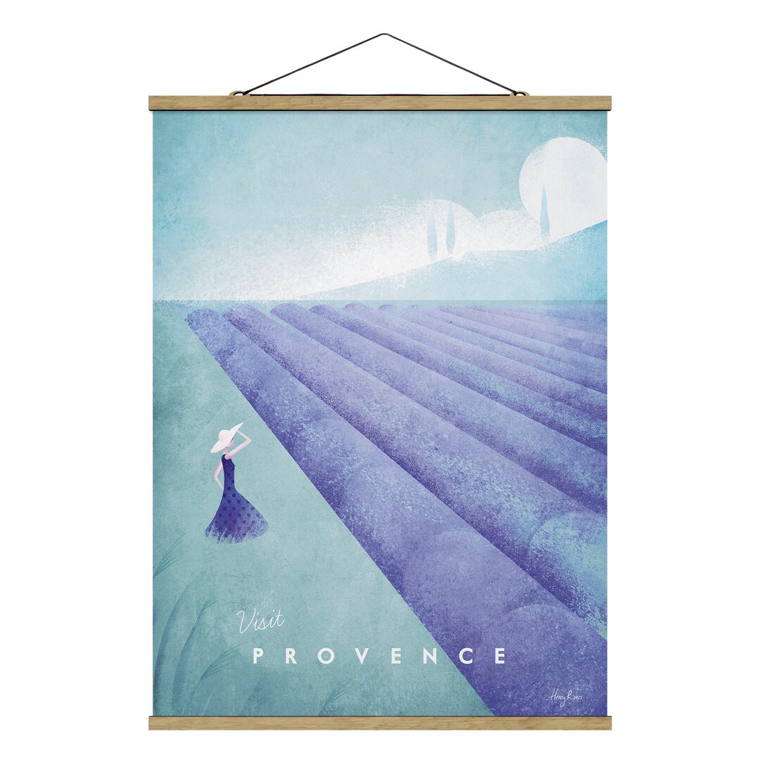 Grafikdruck Travel Poster - Provence