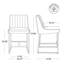 Tabouret de comptoir Welburn-110870323