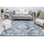 Tapis bleu bohème Gianna-264158245