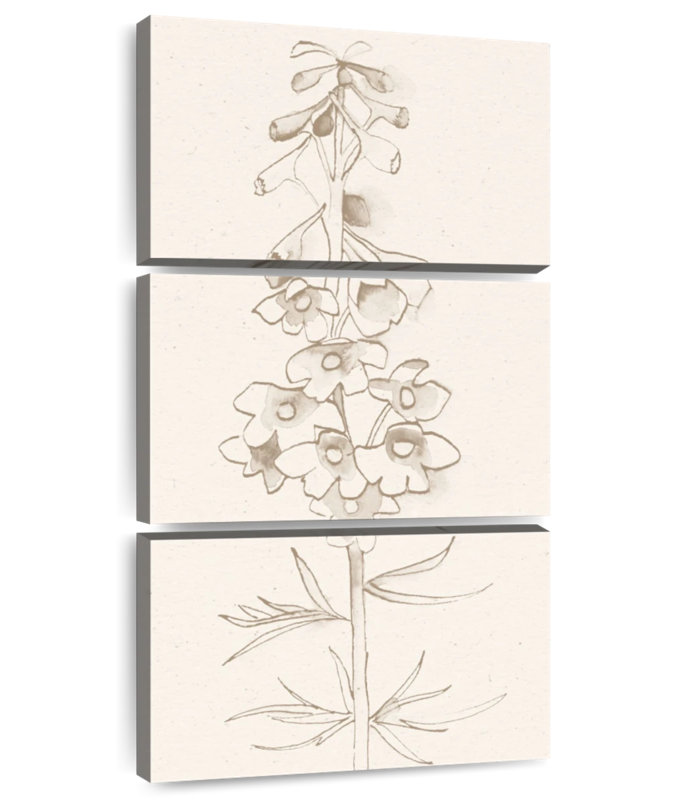 Delphinium I, 32" H x 15" W