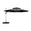 Leeven 3.65m Cantilever Parasol With Base-2112278031