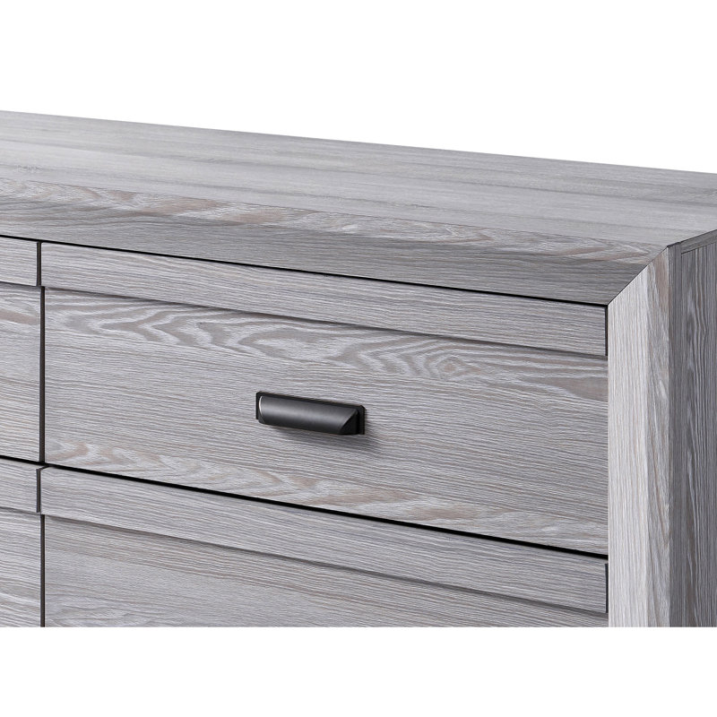 2 Nightstand, Gray Rustic, Wooden Bedroom Furnishing With Durability Nightstand For Bedroom, Rustic Finish, Storage