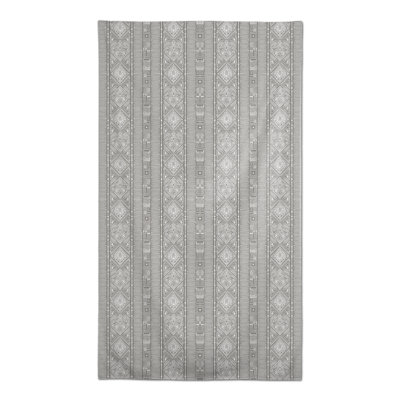 Nappe rectangulaire en polyester géométrique