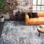 Tapis bleu / gris / ivoire Acad-1979407676