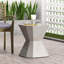 Table d'appoint d'extérieur en béton léger