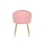 Chaise d'appoint rembourrée en velours Cohen-1312162114