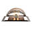 Celina Steel Flush Mounted Sconce