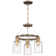 Alysa 3 - Light Dimmable Wagon Wheel Chandelier