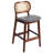 25" PU Upholstered Counter Height Bar Stool-612523576-612523522