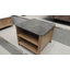 Table basse Marlinda en tabac / noir